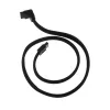 Cable SATA III SilverStone 50 cm acodado / recto - enfundado negro