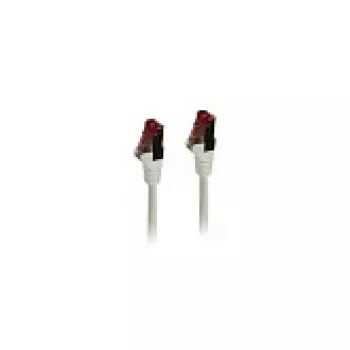 Cable de red RJ45 – CAT6 250 MHz – 7,5 m blanco – S-STP (S/FTP) – TPE/LSZH (Superflex) – Synergy 21 –