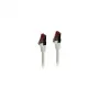 Cable de red RJ45 – CAT6 250 MHz – 7,5 m blanco – S-STP (S/FTP) – TPE/LSZH (Superflex) – Synergy 21 –
