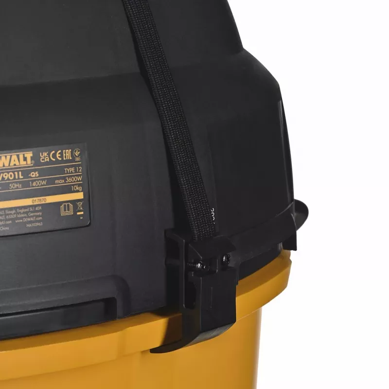 Aspirador DeWALT DWV901L negro, amarillo 30 L 1400 W