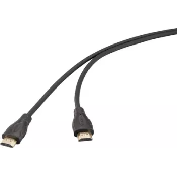 SpeaKa Professional cable de conexión HDMI conector macho HDMI-A, conector macho HDMI-A 2,00 m negro SP-13660964 4K UHD, contactos de conexión dorados cable HDMI (SP-13660964)