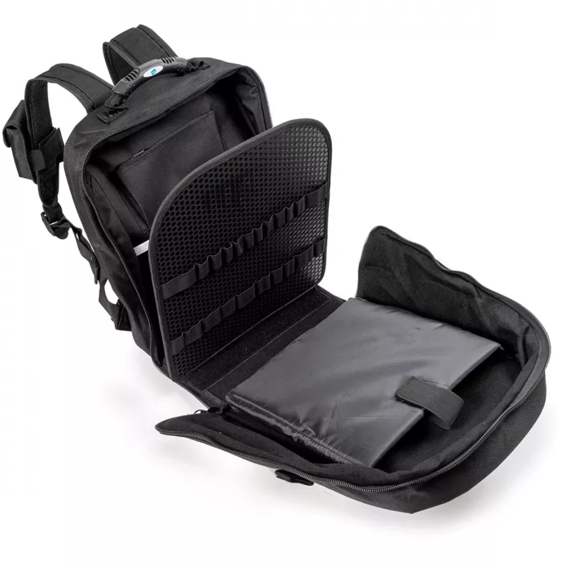 Bolsa de herramientas b&w international move negra poliéster — 430×230×350 mm, resistente a salpicaduras