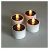 Velas LED solares RealPower STL-4, pack de 4, velas LED solares a pilas