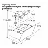 Campana extractora de pared Bosch DWK65DK20, 590×325×690 mm, 550 m³/h, 3 velocidades, 62 dB, blanca, filtro de grasa de aluminio