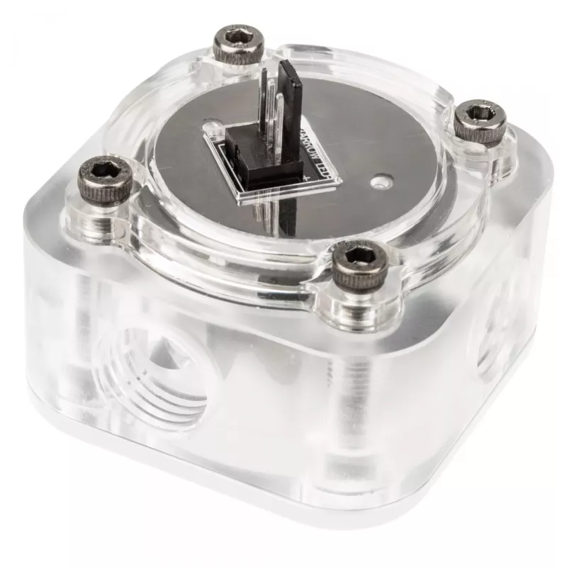 Sensor de caudal Barrow SLFV2-RGB W ARGB blanco – sensor de flujo para refrigeración líquida de circuitos de PC