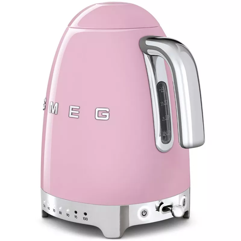 Hervidor Smeg KLF04PKEU Cadillac Rosa, temp. variable