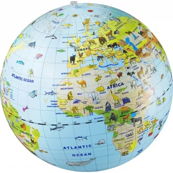 Globo terráqueo Caly Animal Globe Maxi 50 cm, multicolor