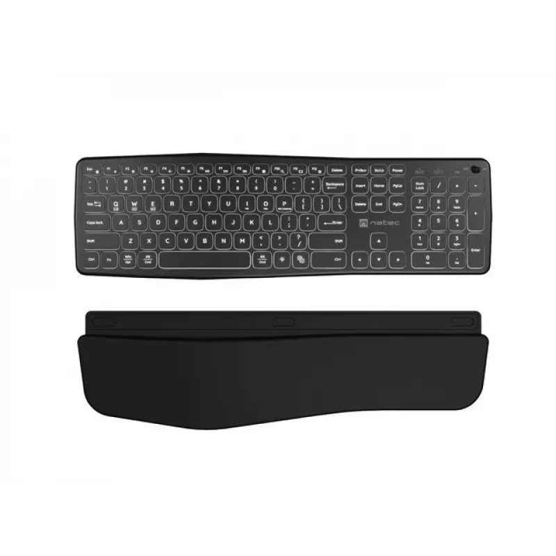 Teclado NATEC PORIFERA Home/Office Bluetooth QWERTY US International negro