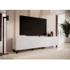 Mueble TV cama meble BARI 200x42x52 blanco mate — 200×42×52 cm