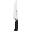 Set de cuchillos y bloque ZWILLING 35145-007-0 – 7 piezas con cuchillo de chef, cuchillo pelador, cuchillo de pan, tijeras de cocina, bloque negro