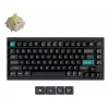 Teclado mecánico Keychron Q1 Ultra 8K — formato 75%, USB + RF inalámbrico + Bluetooth, RGB LED, negro