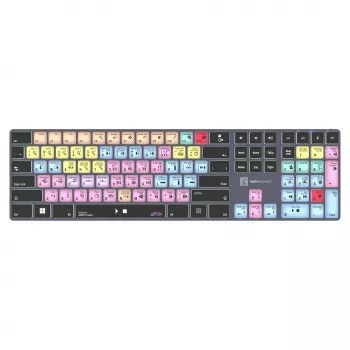 Teclado mecánico de tamaño completo LogicKeyboard LKB-PT-TPC, USB + Bluetooth, QWERTZ alemán, negro