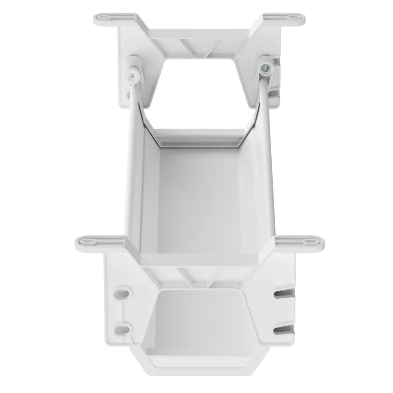 Organizador de cables/regletas bajo escritorio Maclean, carga máx. 5 kg, blanco, MC-106 W