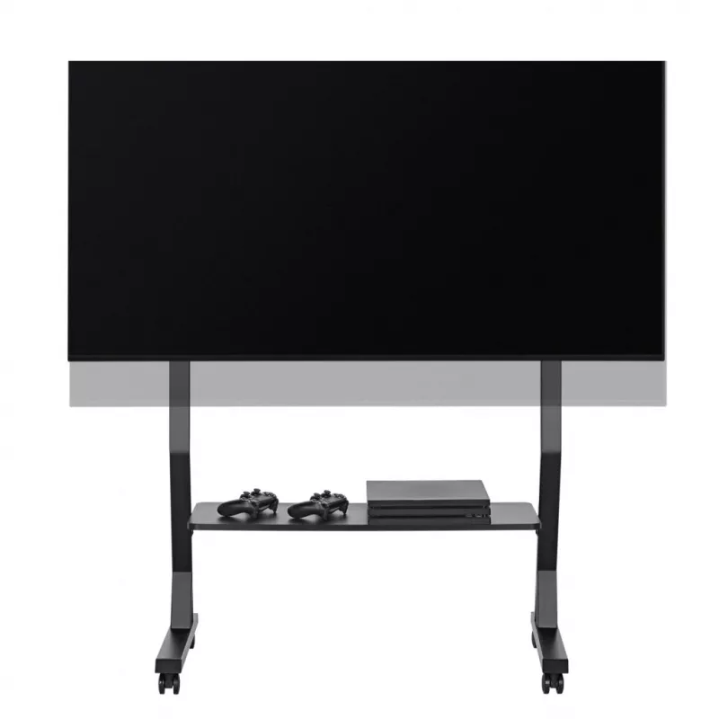 Soporte móvil para TV ART STO SD-22 para pantallas de 45–90 inch, VESA 100×100–800×400, carga 60 kg, acero, ruedas