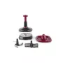 Picadora de alimentos manual JATA HMAQ4505 negra burdeos