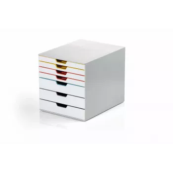 Durable VARICOLOR MIX 7 gris plástico 7 cajones