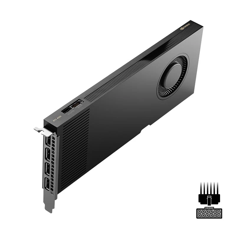 NVIDIA RTX 4000 ADA - Tarjeta gráfica - RTX 4000 Ada - 20 GB GDDR6 - PCIe 4.0 x16 - 4 x DisplayPort (900-5G190-2270-000)