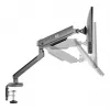 Soporte para monitor gaming NanoRS 17-32 con iluminación LED RGB soporte de mesa regulable en altura giratorio inclinable máx. 9 kg VESA 75x75 / 100x100