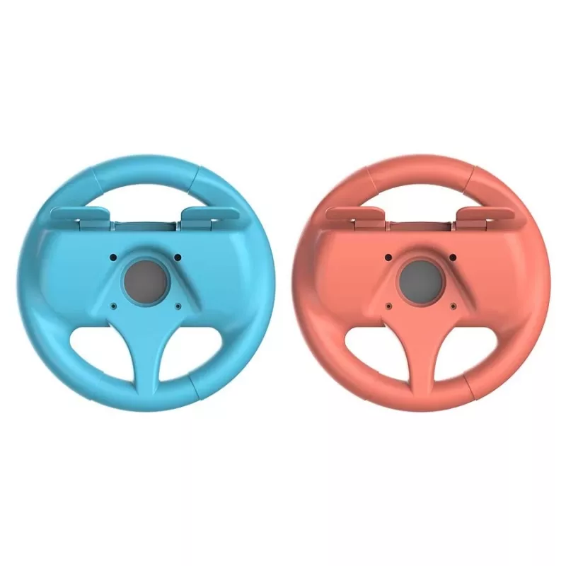 Volante mod Subsonic pack de 2 volantes para Switch y Switch 2 rojo turquesa