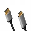 LogiLink CDA0107 Adaptador de cable de vídeo 2 m DisplayPort HDMI negro gris