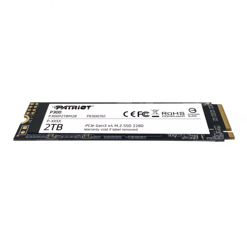 Unidad SSD Patriot Memory 2 TB M.2 PCI Express 3.0 NVMe P300