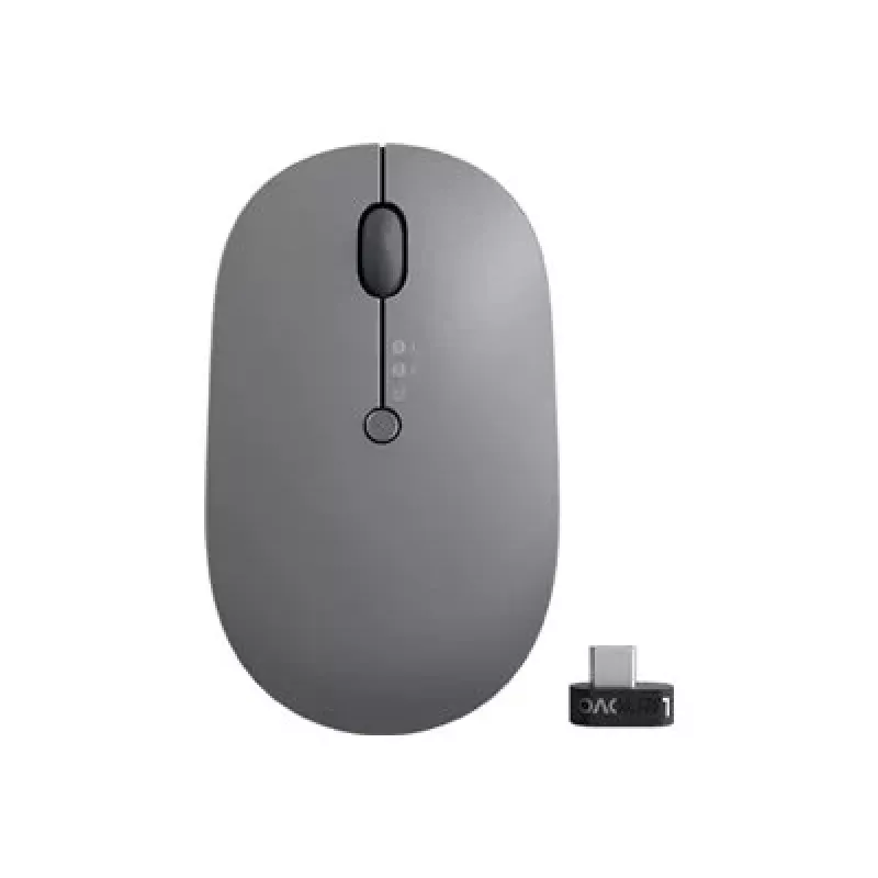 Ratón Lenovo Go multi-dispositivo oficina ambidiestro RF Wireless + Bluetooth óptico 2400 DPI