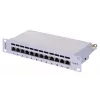 Patch panel LANBERG PPF6-9012-S, 12 puertos, metal, gris, 1HE, 215×130×44.5 mm