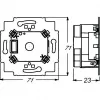 Busch-Jaeger 6120/12-101 acoplador de bus empotrado para sensores Busch-priOn