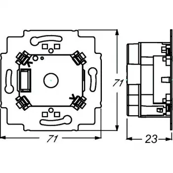 Busch-Jaeger 6120/12-101 acoplador de bus empotrado para sensores Busch-priOn