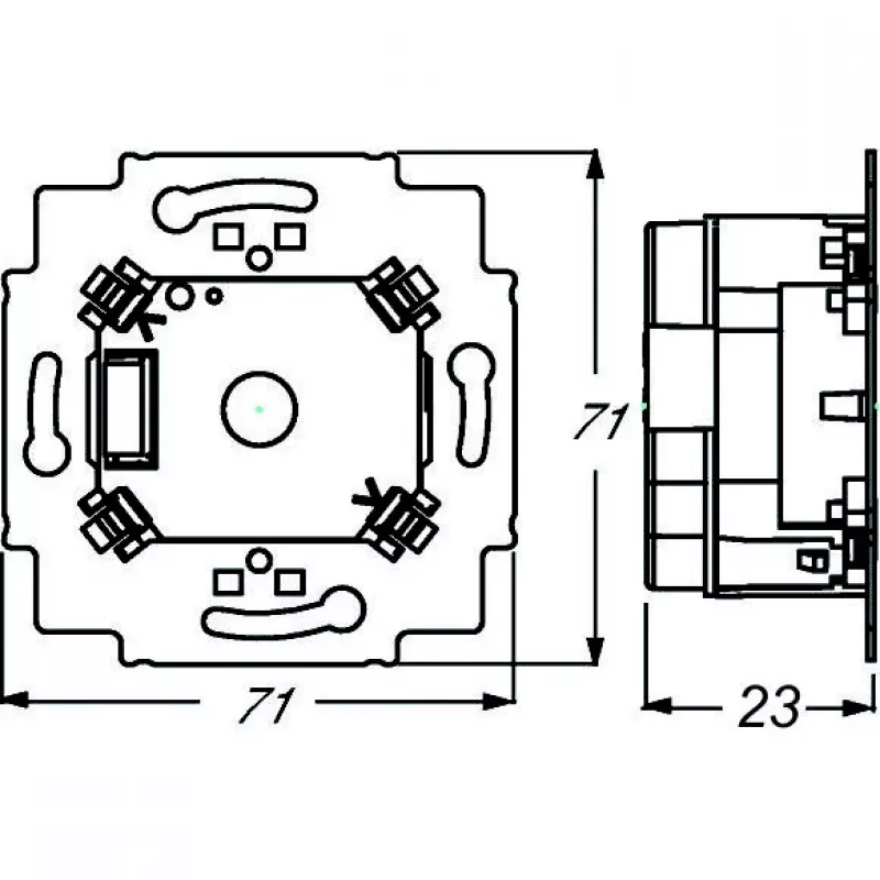 Busch-Jaeger 6120/12-101 acoplador de bus empotrado para sensores Busch-priOn