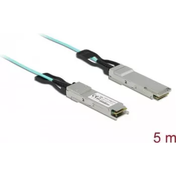 Cable óptico activo DeLOCK QSFP+ 5 m