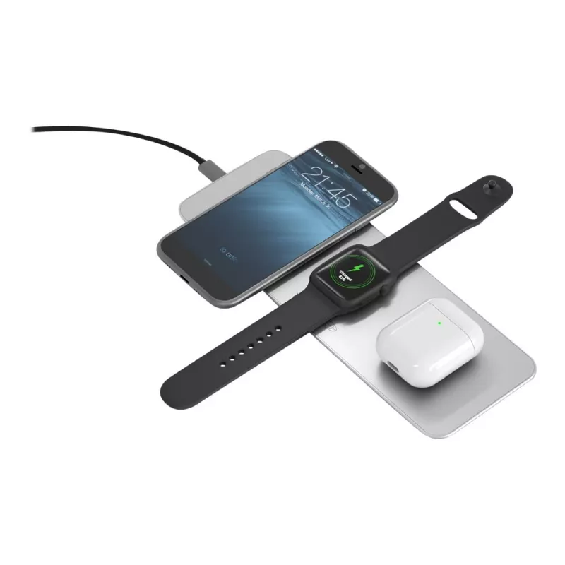 Cargador inalámbrico Terratec ChargeAIR All universal aluminio