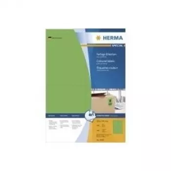 Etiquetas HERMA de colores A4 105x148 mm verde papel mate 400 uds.