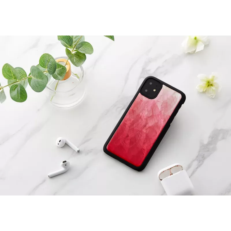 Funda para smartphone iKins para iPhone 11 — Pink Lake con detalles negros