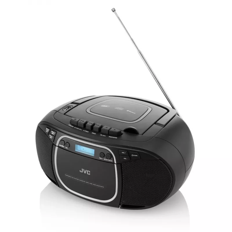 JVC RC-E561B-DAB reproductor de CD negro reproductor de CD portátil