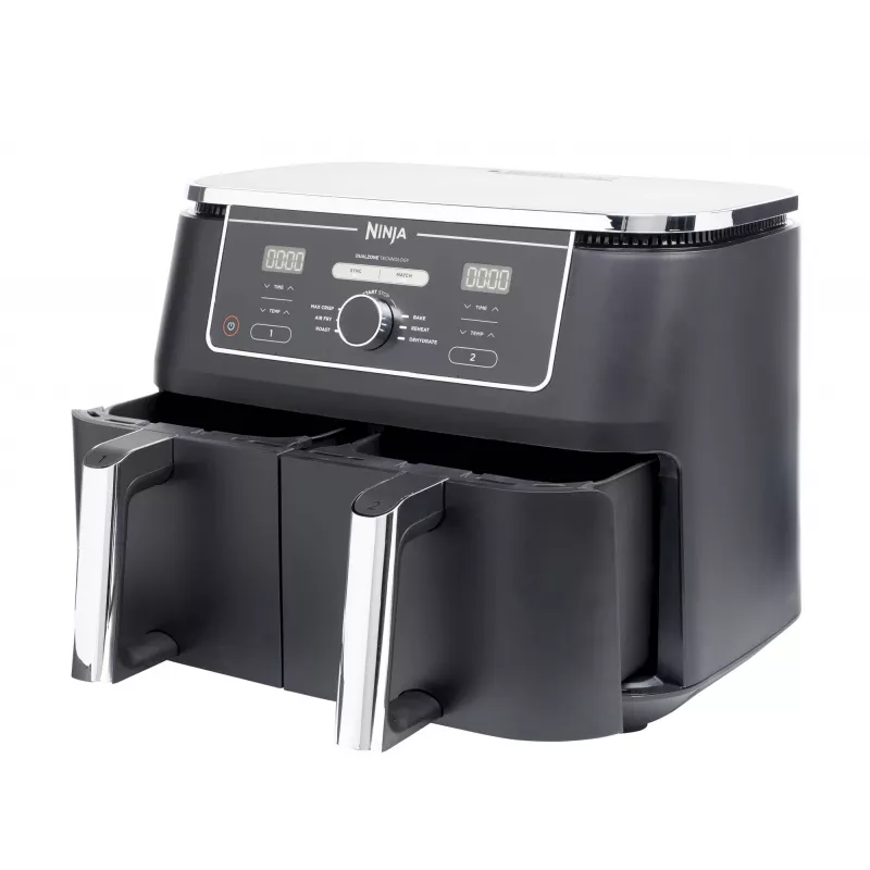 Ninja AF400EU freidora de aire doble 9,5 L independiente 2470 W freidora de aire negro