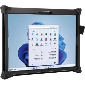 Mobilis RESIST Pack - funda trasera para tablet - resistente - negra - para Microsoft Surface Pro 8 (050053)