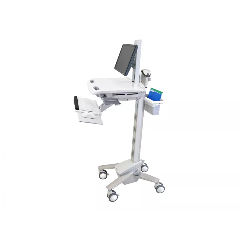 Carro multimedia Ergotron StyleView EMR Cart con articulación giratoria para LCD