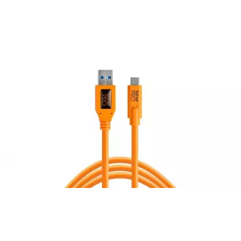 CUC3215-ORG, 4,6 m, USB A, USB C, USB 3.2 Gen 1 (3.1 Gen 1), 5000 Mbit/s, naranja