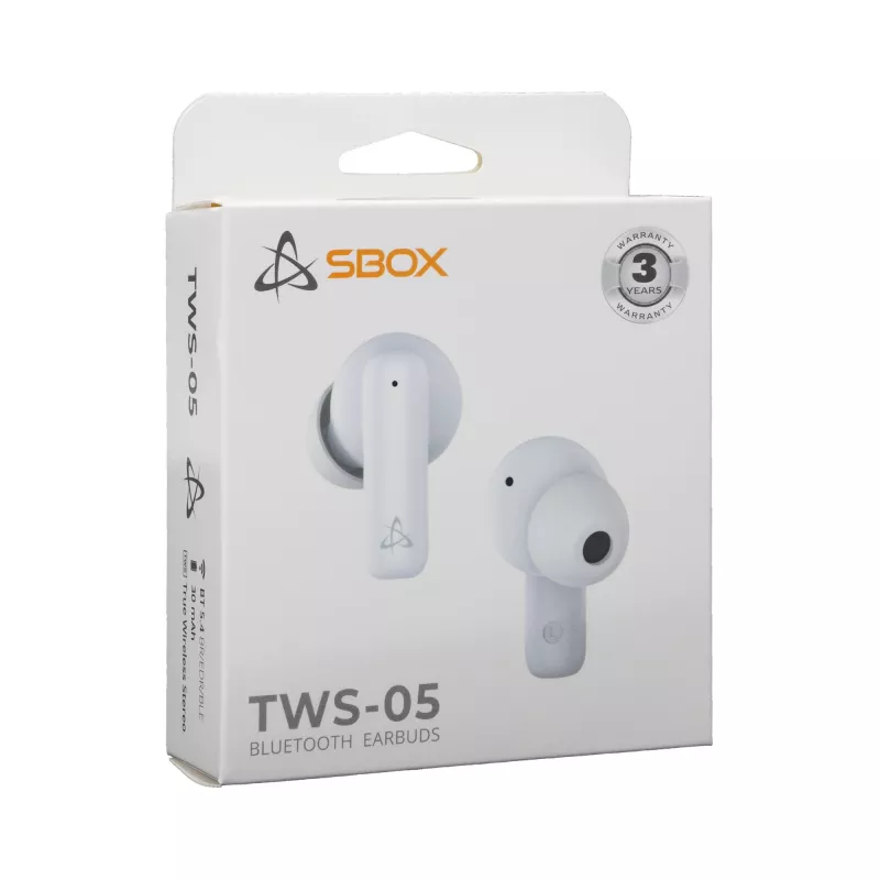 Auriculares SBOX EB-TWS05 blancos