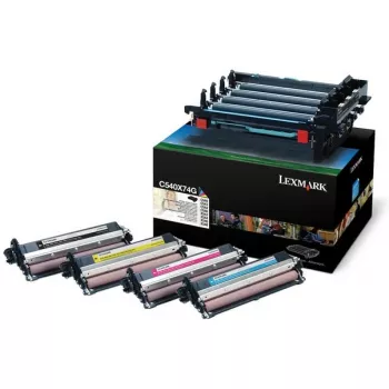 Cartucho de tóner Lexmark C540X74G 3000 páginas negro cian magenta amarillo
