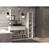 Armario de baño de pie Top e shop NEL II BIEL — de pie, 5 baldas, 310×300×1740 mm, blanco