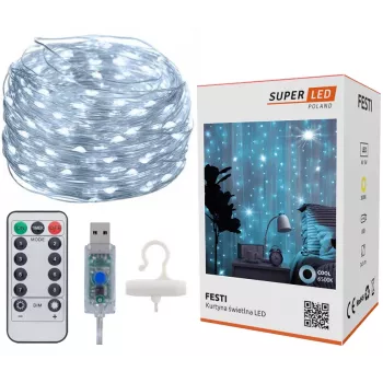 Cortina LED Extralink KURTYNA LED 3x3 con mando a distancia (modelo EX.73172)