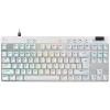 LOGITECH G PRO X TKL RAPID teclado gaming - BLANCO - US INT'L - USB - EMEA28i-935 - LINEAR