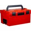 Caja de herramientas FISCHER L-BOXX FLB 238 vacía, rojo/negro, maletín de almacenamiento modular