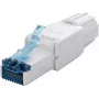 Goobay conector RJ45 CAT 6A terminable en campo UTP sin apantallar, para 5,0-8,5 mm (65941)