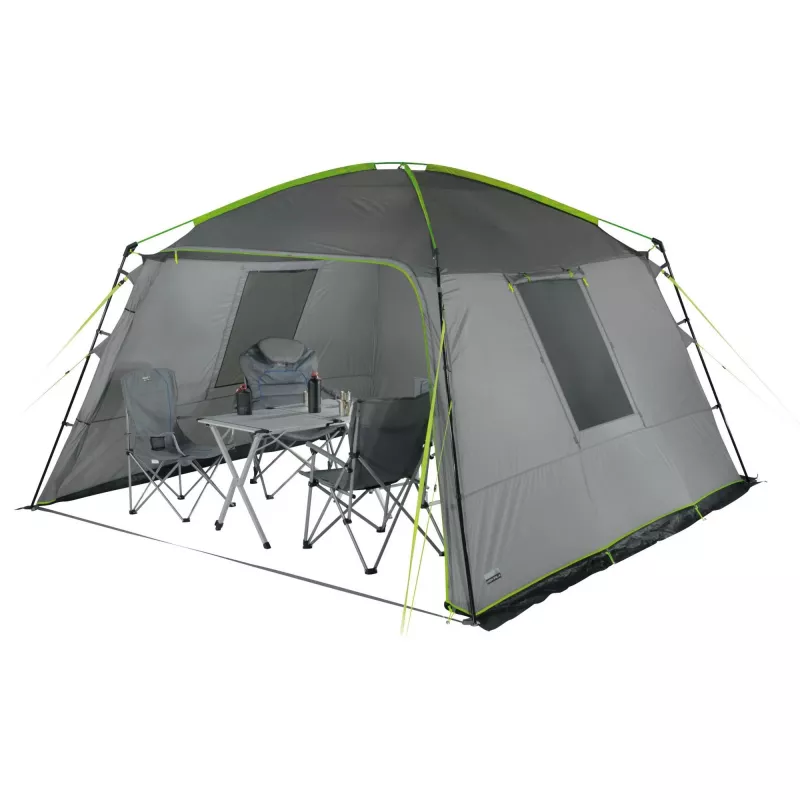 Pabellón Cabana (gris/lima, 3,5 m x 3,5 m)