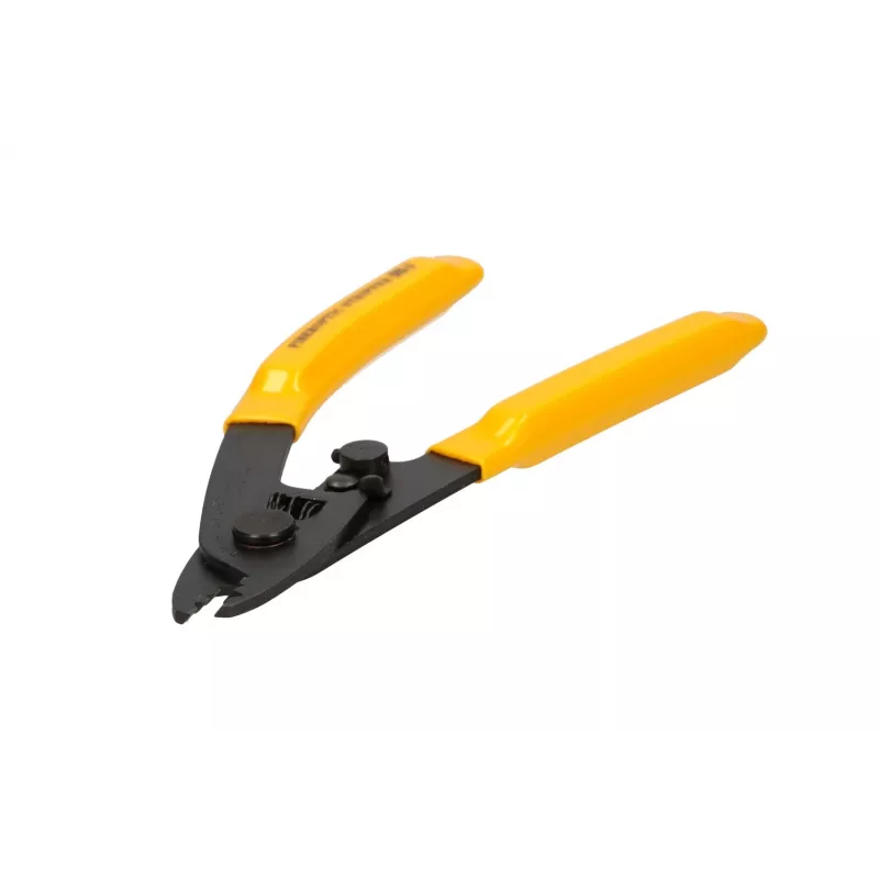 Peladora de fibra óptica Extralink CFS-3 para fibras de 2–3 mm, 0,9 mm y 0,125 mm, negro/amarillo
