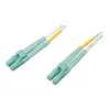 Tripp 2M 10Gb/100Gb Duplex Multimode 50/125 OM4 LSZH Cable de conexión de fibra óptica LC/LC Aqua 2 metros - Cable de conexión - LC Multimode (M)