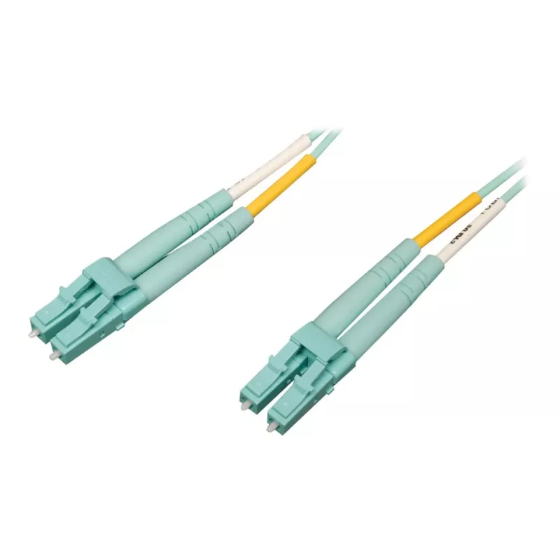 Tripp 2M 10Gb/100Gb Duplex Multimode 50/125 OM4 LSZH Cable de conexión de fibra óptica LC/LC Aqua 2 metros - Cable de conexión - LC Multimode (M)